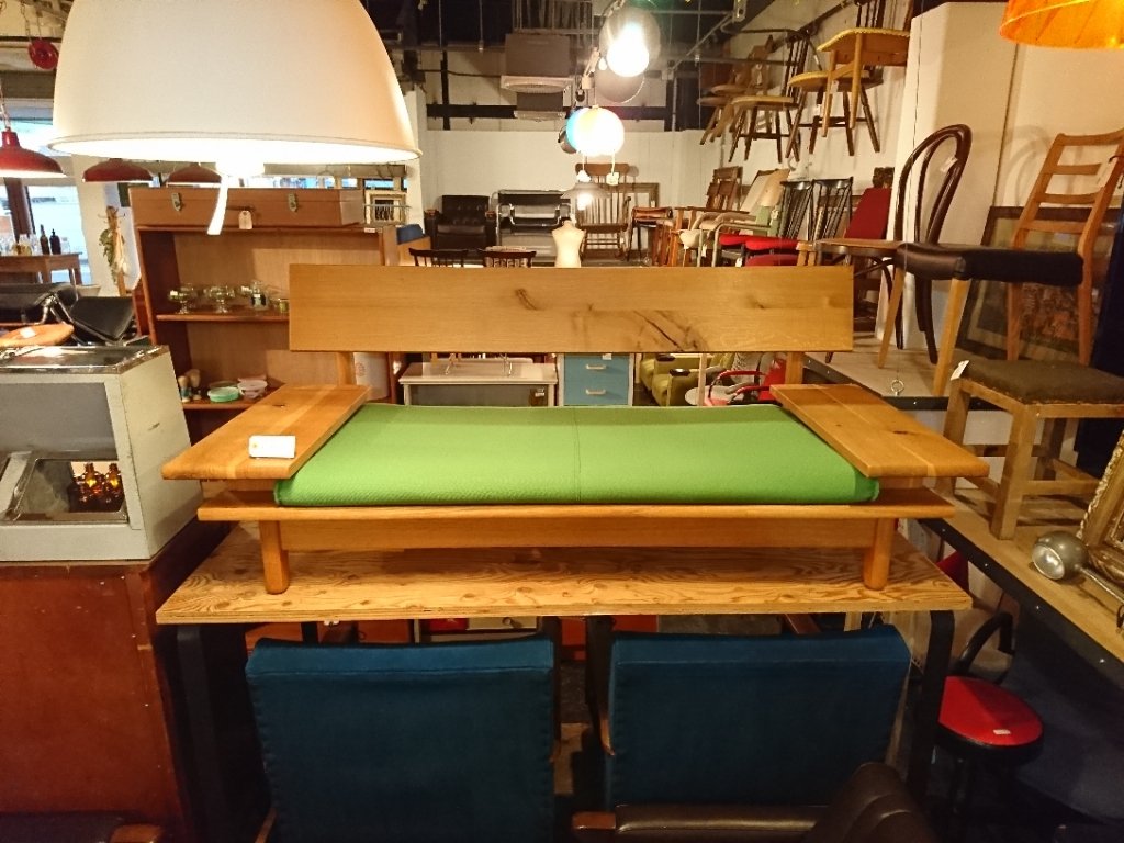 飛騨産業 「森のことば」ソファ張り替え完了しました★（2019.12.22） 福島市のアンティーク家具・雑貨の「BLOW（ブロウ