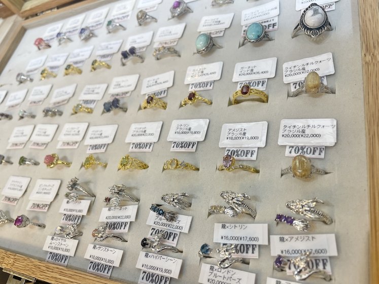 各種リングも充実しております