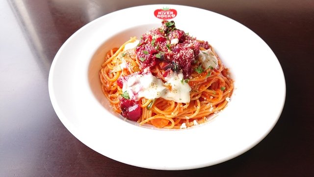 ラタトュユのパプリカソースパスタ