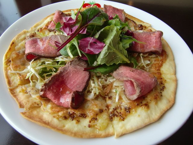 ロックステーキピザ