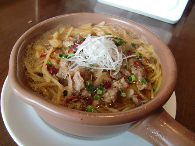 とろとろビーフのピリ辛スープパスタ♪