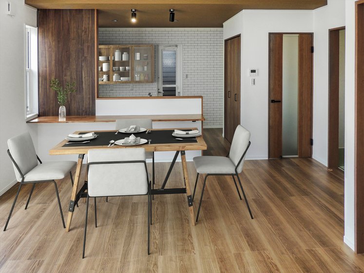 TD様邸　キッチン・ダイニング