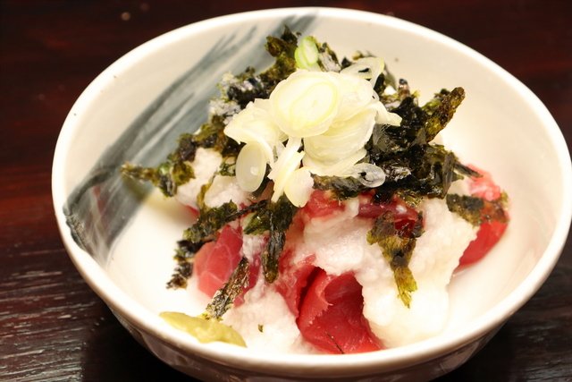 マグロの山かけ