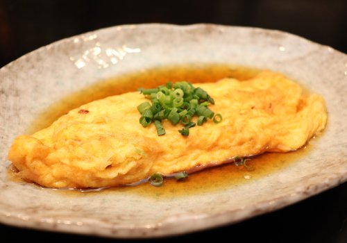 ふわふわ納豆オムレツ(600円)