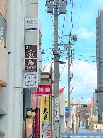 看板のアングル