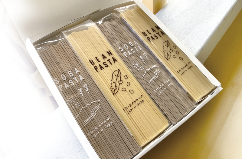 白河パスタセット（SOBA PASTA・BEAN PASTA）