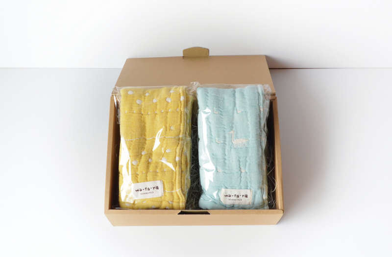 ６重ガーゼのフェイスタオルセット