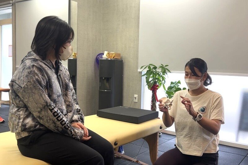 アフターカウンセリングの様子