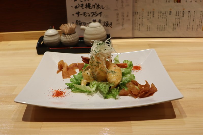 えびぷりチリマヨ和え（850円）