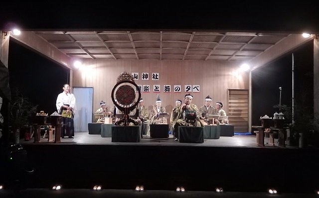 ９月観月会　「雅楽と舞の夕べ」霊山神社雅楽部主催