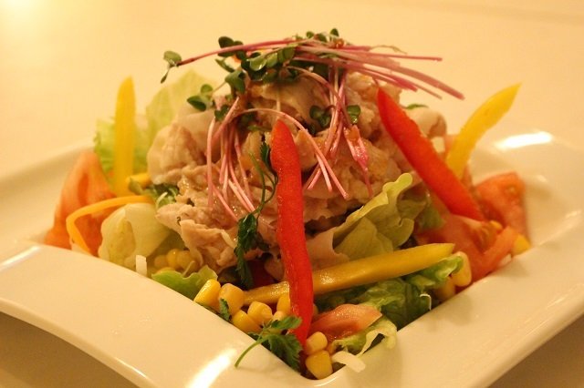 豚肉の和風サラダ