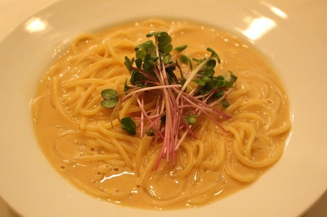ウニソースのパスタ（当店人気NO.1)