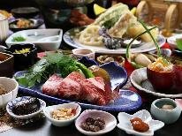 ワンランク上を選ぶ方へ、大満足の和牛ステーキ付彩り膳－百彩百味+one－