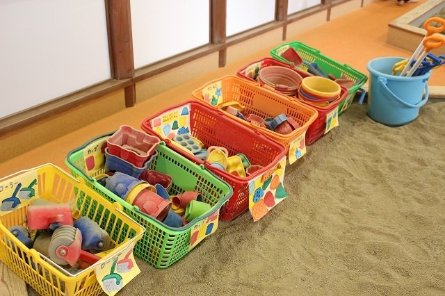 こんなにたくさんの道具で砂遊び！！