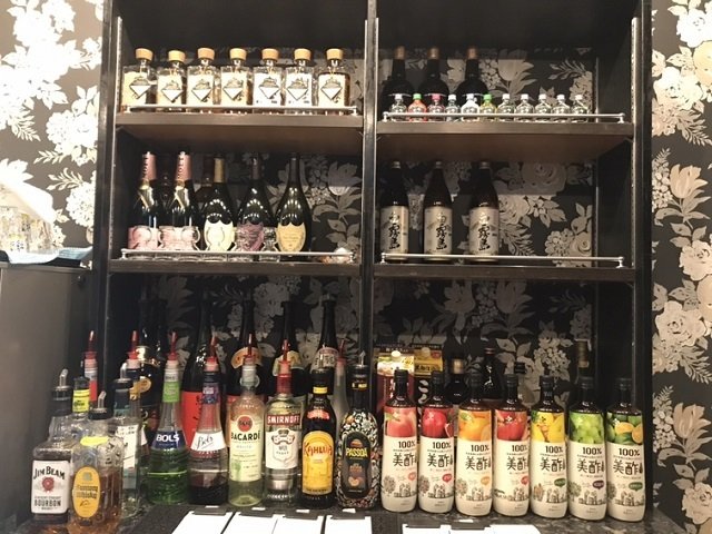 豊富なお酒の種類