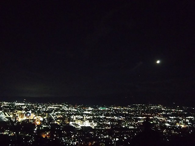 信夫山から見た夜景
