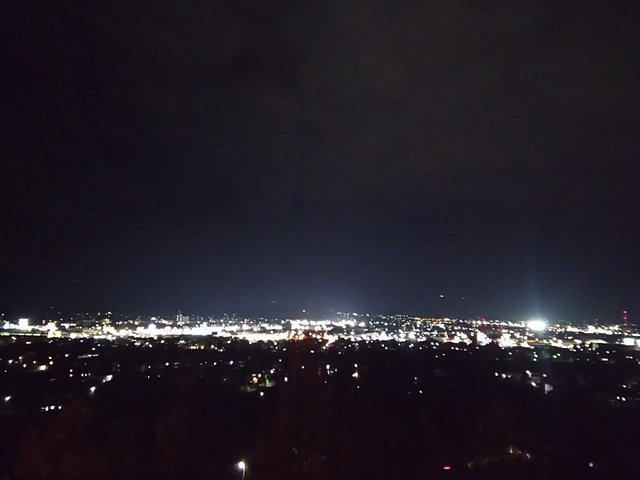 南向台から見た夜景