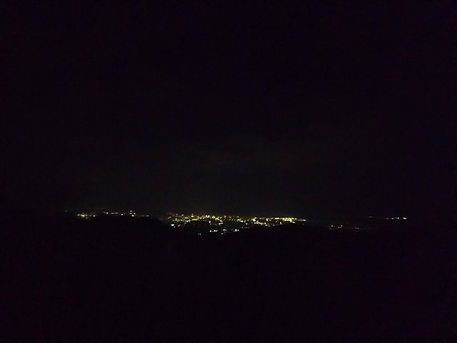 高湯から見た夜景