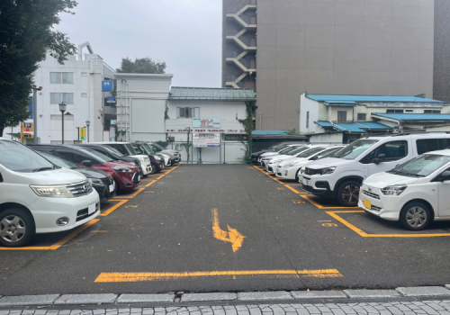 クレジットカード対応の駐車場です