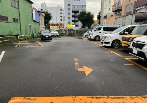 福島市「ぱせなかミッセ」の目の前にある駐車場です