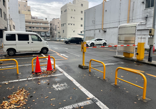 福島市本町にある有料駐車場です