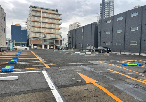 福島市本町にある有料駐車場です