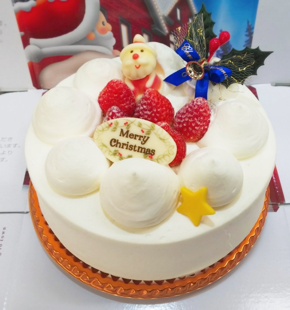 クリスマスケーキ 生クリーム 12 04 福島市の和洋菓子店 菓匠 清泉堂 せいせんどう ケーキ オーダー スイーツ 洋菓子 お土産