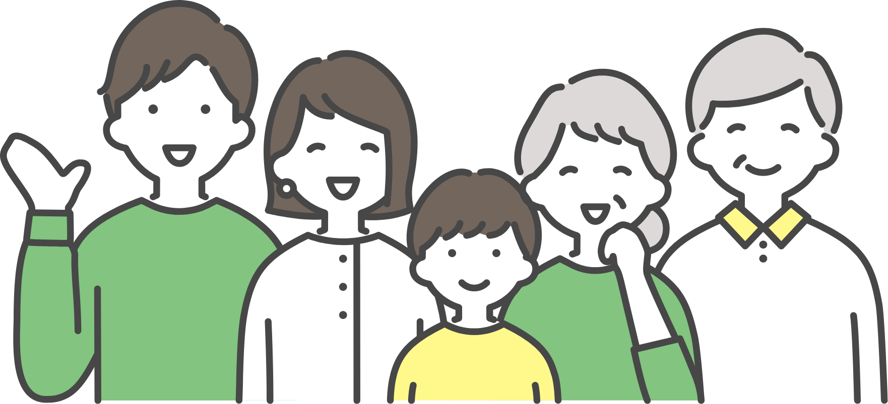 家族のイラスト