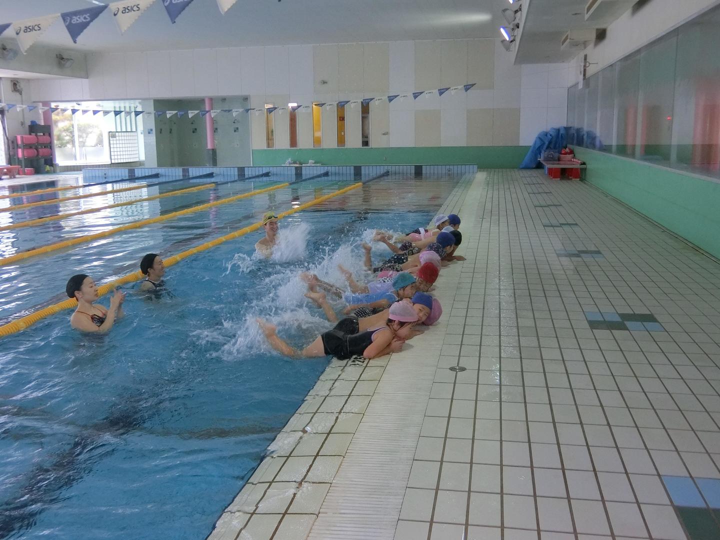 今月もスタートしました で 今日のプール教室 09 02 福島スイミングスクールほばら 福島市 伊達市 保原 水泳 教室 求人 インストラクター