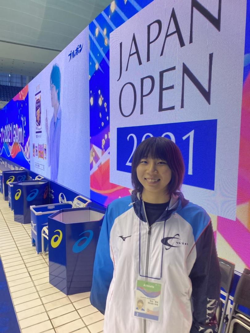 水泳クラブ 秋山栞名さんが競泳ジャパンオープン21に出場 21 06 04 福島の中高一貫教育なら福島成蹊中学校 高等学校 福島市 私立中学校 高等学校